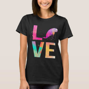 Camiseta Colorida Manatee Mom Gifts Manatee