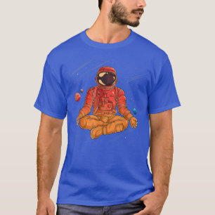 Camiseta Colorida meditación astronauta de Lotus meditation