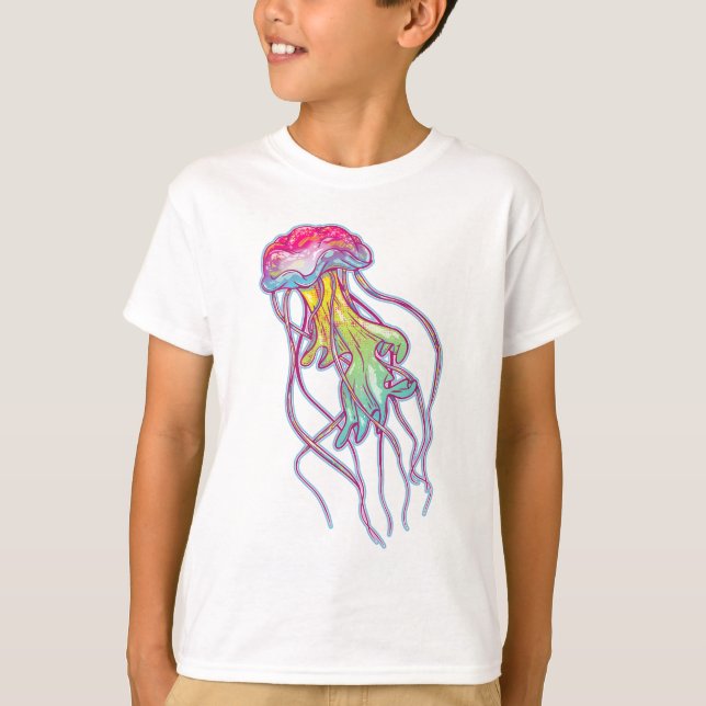 Camiseta Colorida medusa (Anverso)