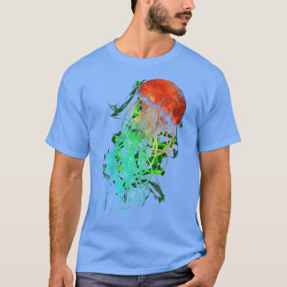 Camiseta Colorida medusa 1
