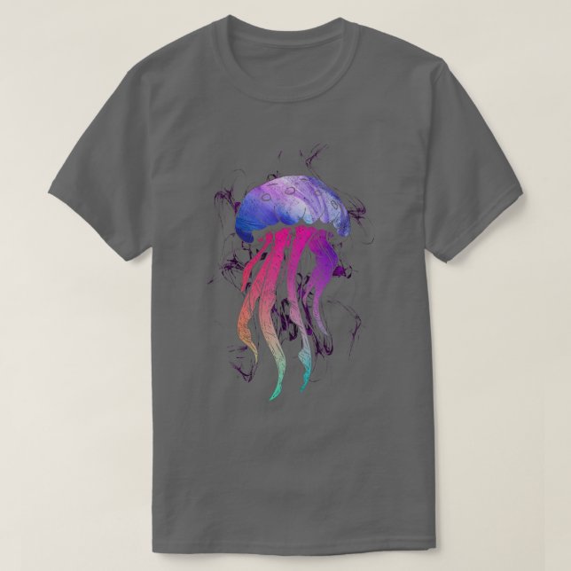 Camiseta Colorida medusa 22 (Diseño del anverso)