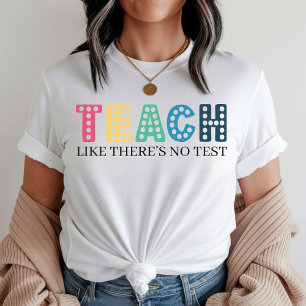 Camiseta Colorida Motivacional para Maestros Regre