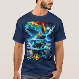 Camiseta Colorida observación de ballenas