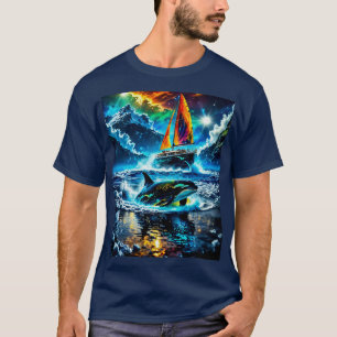 Camiseta Colorida observación de ballenas