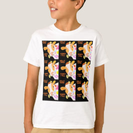 Camiseta colorida para bebé de vaca