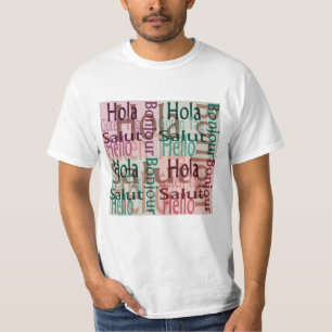 Camiseta colorida para hombres