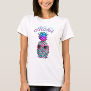 Camiseta Colorida piña Hawaian Aloha