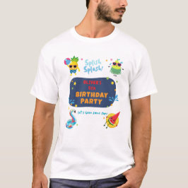 Camiseta Colorida piscina de verano Padres de fiesta de cum