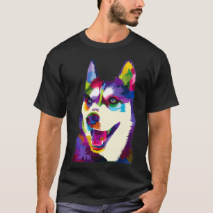 Camiseta Colorida Sombra geométrica geométrica y brillante