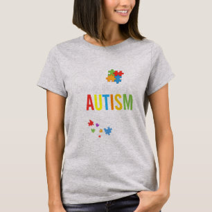 Camiseta Colorida soy una orgullosa abuela que ama el autis