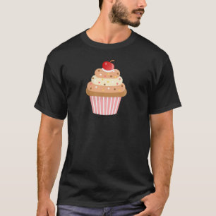 Camiseta Colorida tarta de cerezo