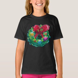 Camiseta Colorida Wreath Advent