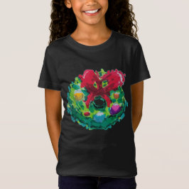 Camiseta Colorida Wreath Advent