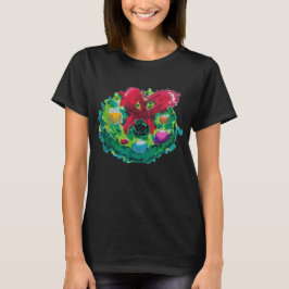 Camiseta Colorida Wreath Advent