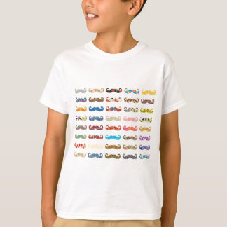 Camiseta Coloridas bigotes