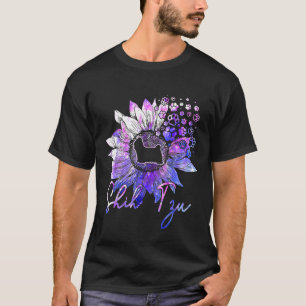 Camiseta Coloridas Chicas de mujeres de perro chiitas tzu