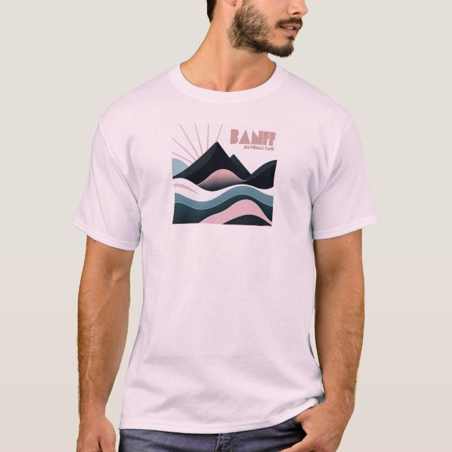 Camiseta Coloridas colinas del Parque Nacional Banff (Anverso)
