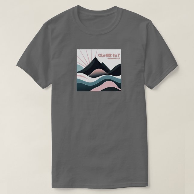 Camiseta Coloridas colinas del Parque Nacional de la Bahía  (Diseño del anverso)