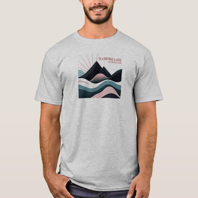 Camiseta Coloridas colinas del Parque Nacional de los Lagos (Anverso)