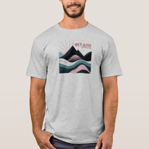 Camiseta Coloridas colinas del Parque Nacional Olímpico