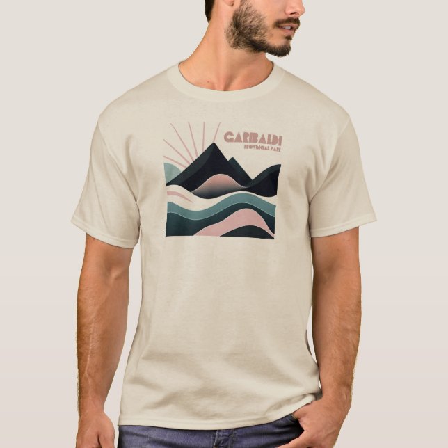 Camiseta Coloridas colinas del Parque Provincial Garibaldi (Anverso)