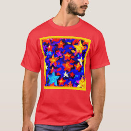 Camiseta "Coloridas estrellas impresionantes". ¡Hazte con u