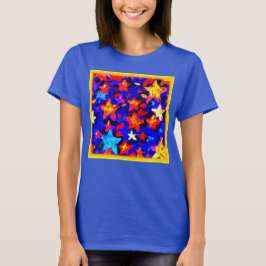 Camiseta "Coloridas estrellas impresionantes". ¡Hazte con u