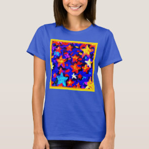 Camiseta "Coloridas estrellas impresionantes". ¡Hazte con u