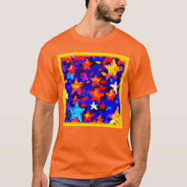 Camiseta "Coloridas estrellas impresionantes". ¡Hazte con u