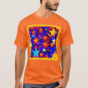 Camiseta "Coloridas estrellas impresionantes". ¡Hazte con u