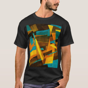 Camiseta Coloridas franjas abstractas: pintar textura