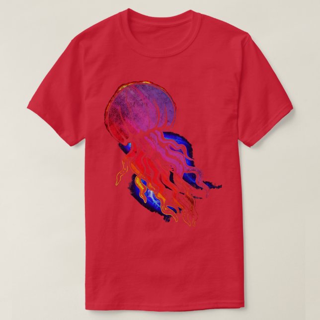 Camiseta Coloridas medusas 13 (Diseño del anverso)