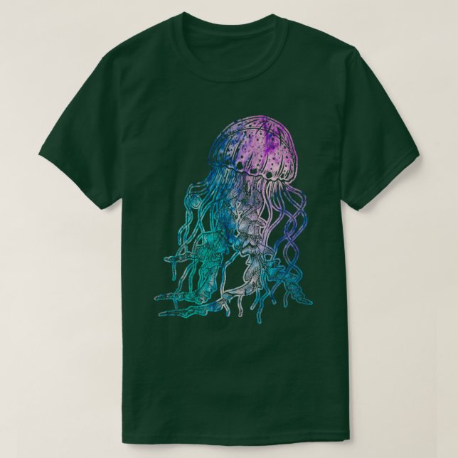 Camiseta Coloridas medusas 33 (Diseño del anverso)