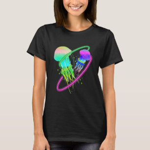 Camiseta Coloridas medusas para biólogos criaturas marinas