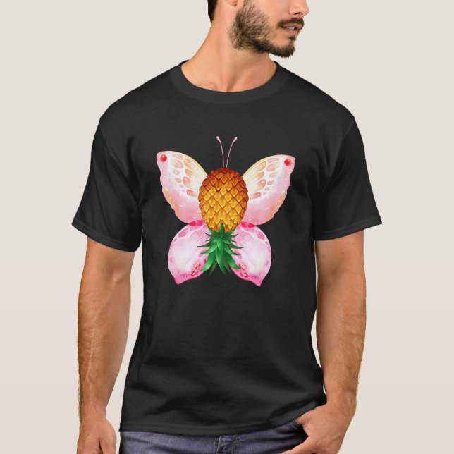 Camiseta Coloridas mujeres mariposas rosadas cantan boca ab (Anverso)