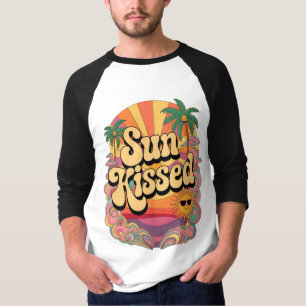 Camiseta Coloridas obras de arte de palmeras de los vibrado