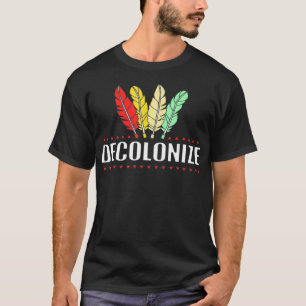 Camiseta Coloridas plumas indígenas nativos americanos Deco