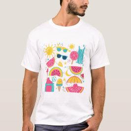 Camiseta Coloridas vibraciones de verano - Temporada brilla