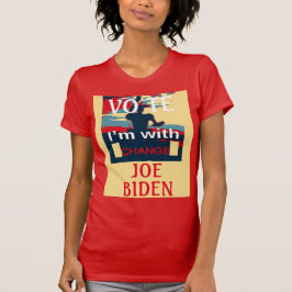 Camiseta Colorido 2024 Estoy con él Voto por Joe Biden USA