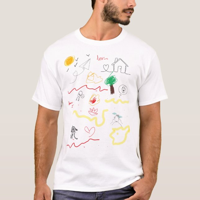 Camiseta Colorido Abstract Art T-Shirt (Anverso)