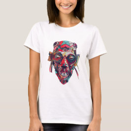 Camiseta Colorido Abstract Face Art