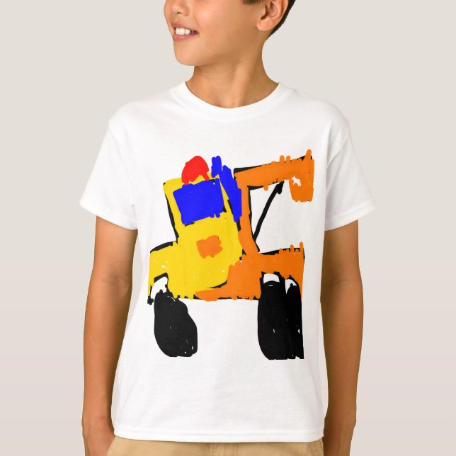 Camiseta colorido abstracto (Anverso)
