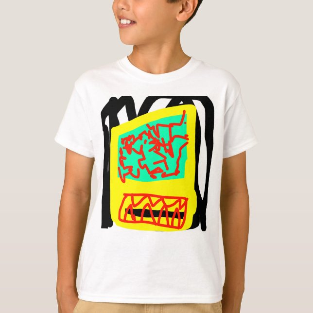 Camiseta colorido abstracto (Anverso)