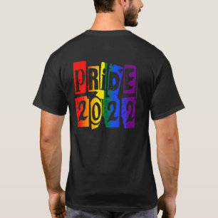 Camiseta Colorido arcoiris Textos Orgullo gay LGBTQ 2022