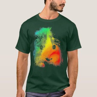 Camiseta Colorido arcoiris vintage Shirt Cute HAMSTER