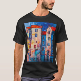 Camiseta Colorido arte impresionista en Panorama de la Call