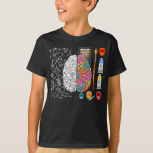 Camiseta Colorido artista científico neurocirujano cerebra