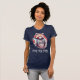 Camiseta Colorido Astronauta Rojo Panda Texto editable (Anverso completo)