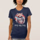 Camiseta Colorido Astronauta Rojo Panda Texto editable (Anverso)