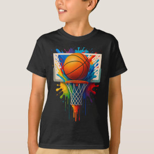 Camiseta Colorido baloncesto Splash Baller Tine Dye Color T